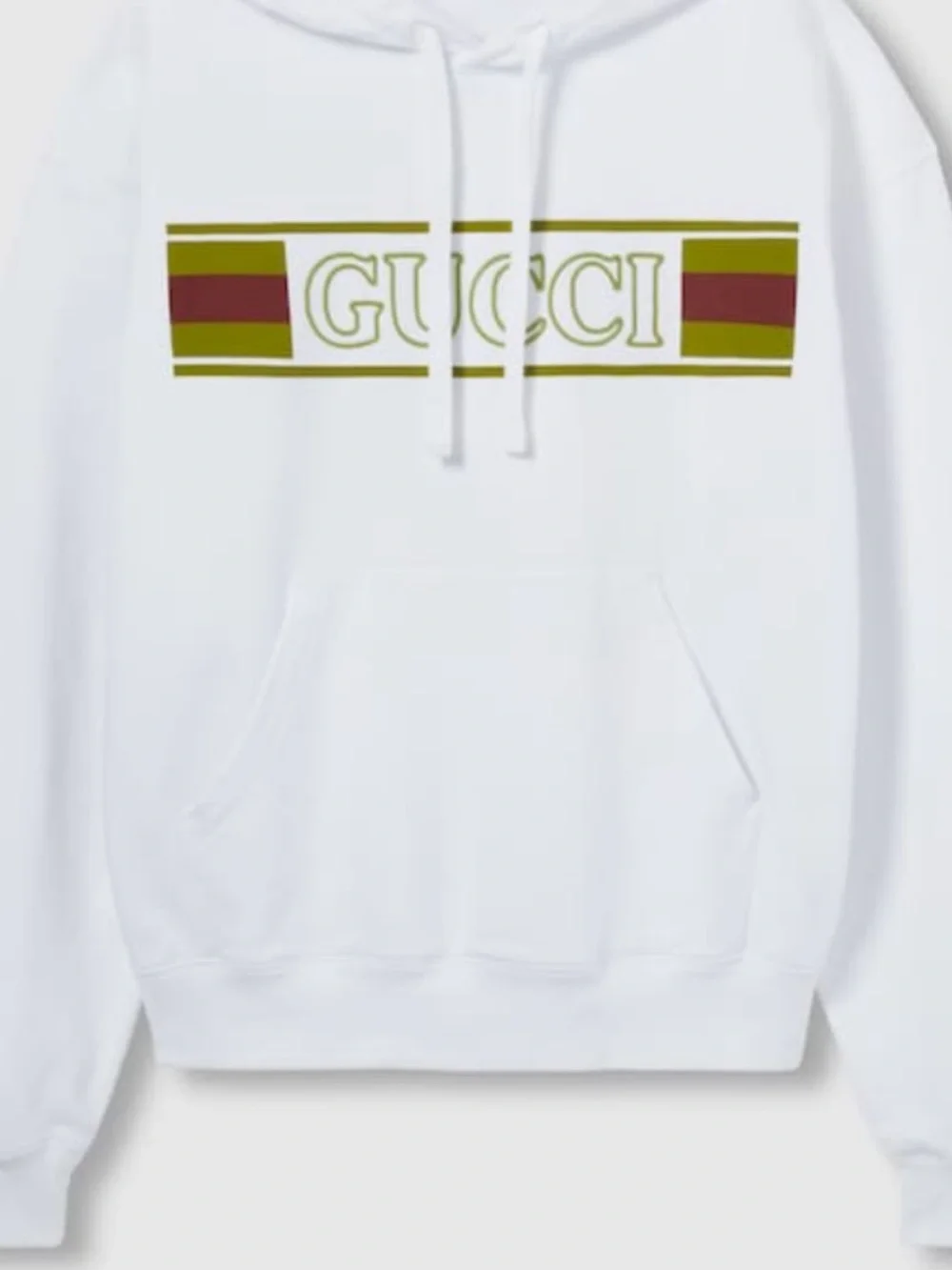 Men's Gucci, embroidered cotton hoodie, size XXL made in Italy